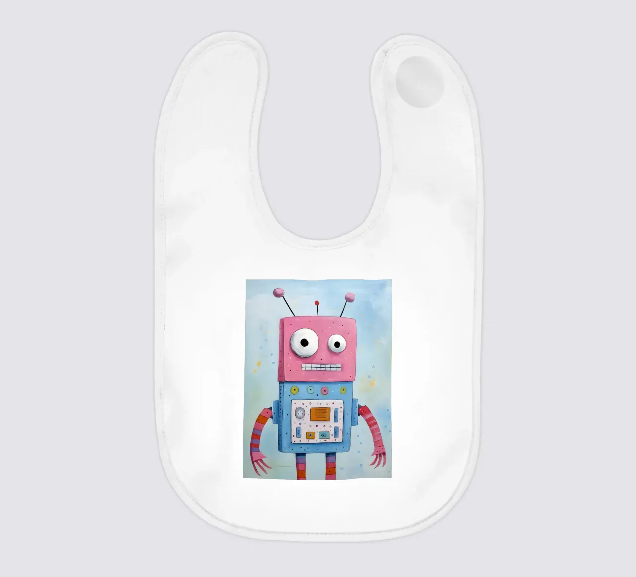 Robot juguetón babero de KidzStudio