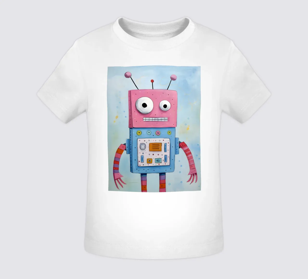 Robot giocoso maglietta neonato da KidzStudio