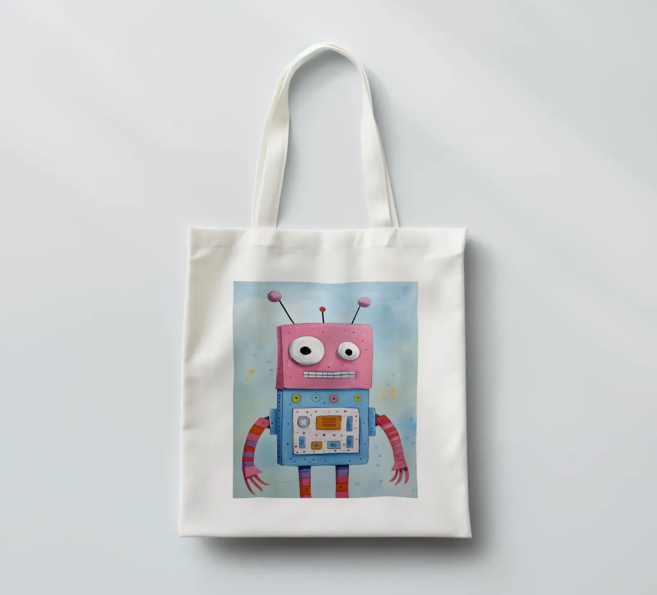 Robot giocoso borsa in juta da KidzStudio