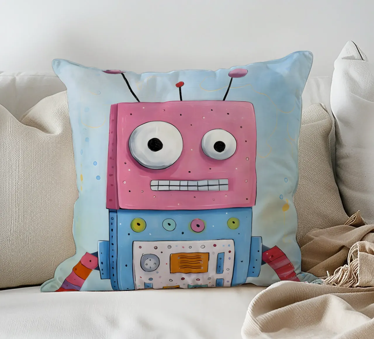 Robot giocoso cuscino da KidzStudio
