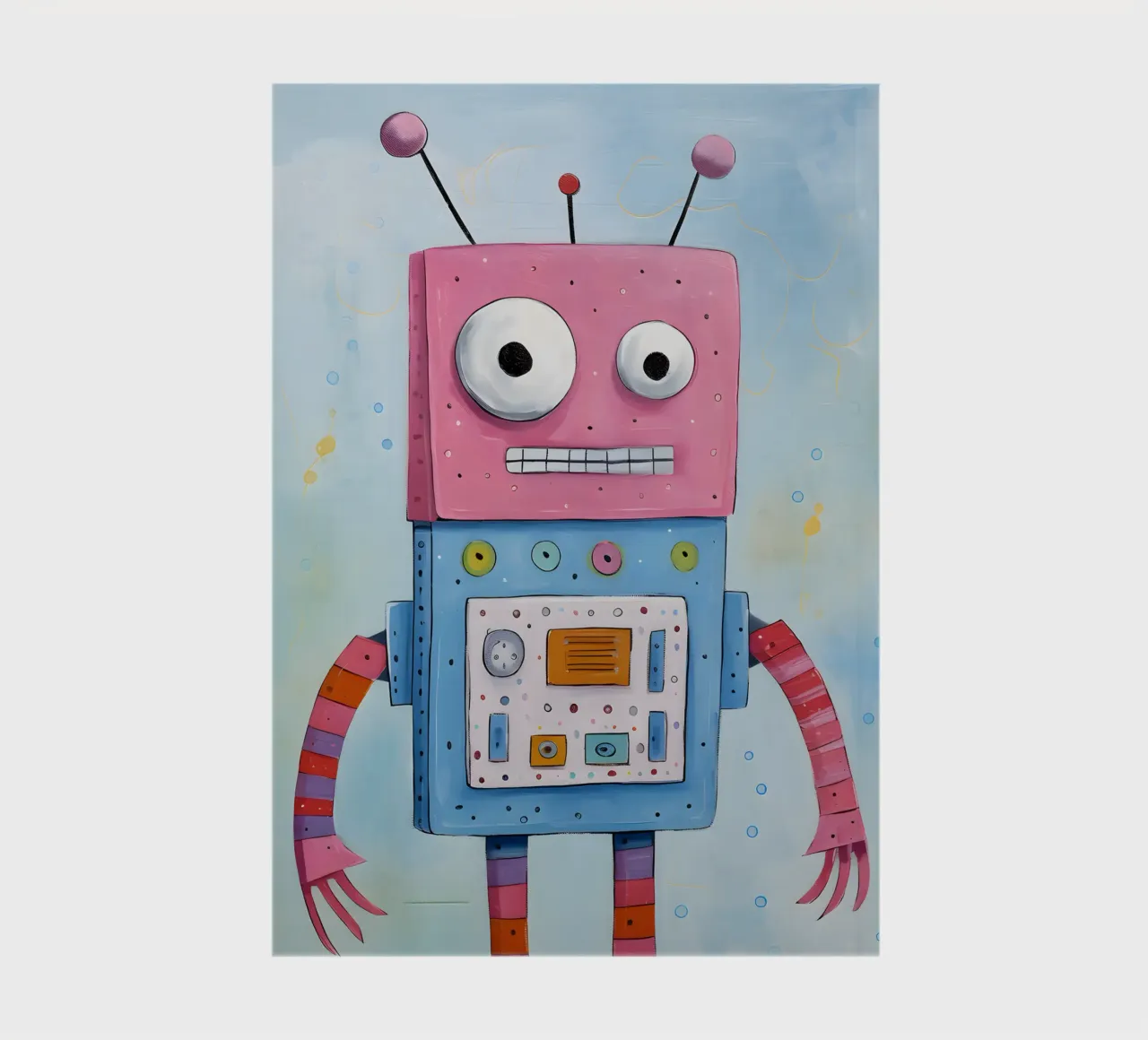 Playful Robot notebook by KidzStudio