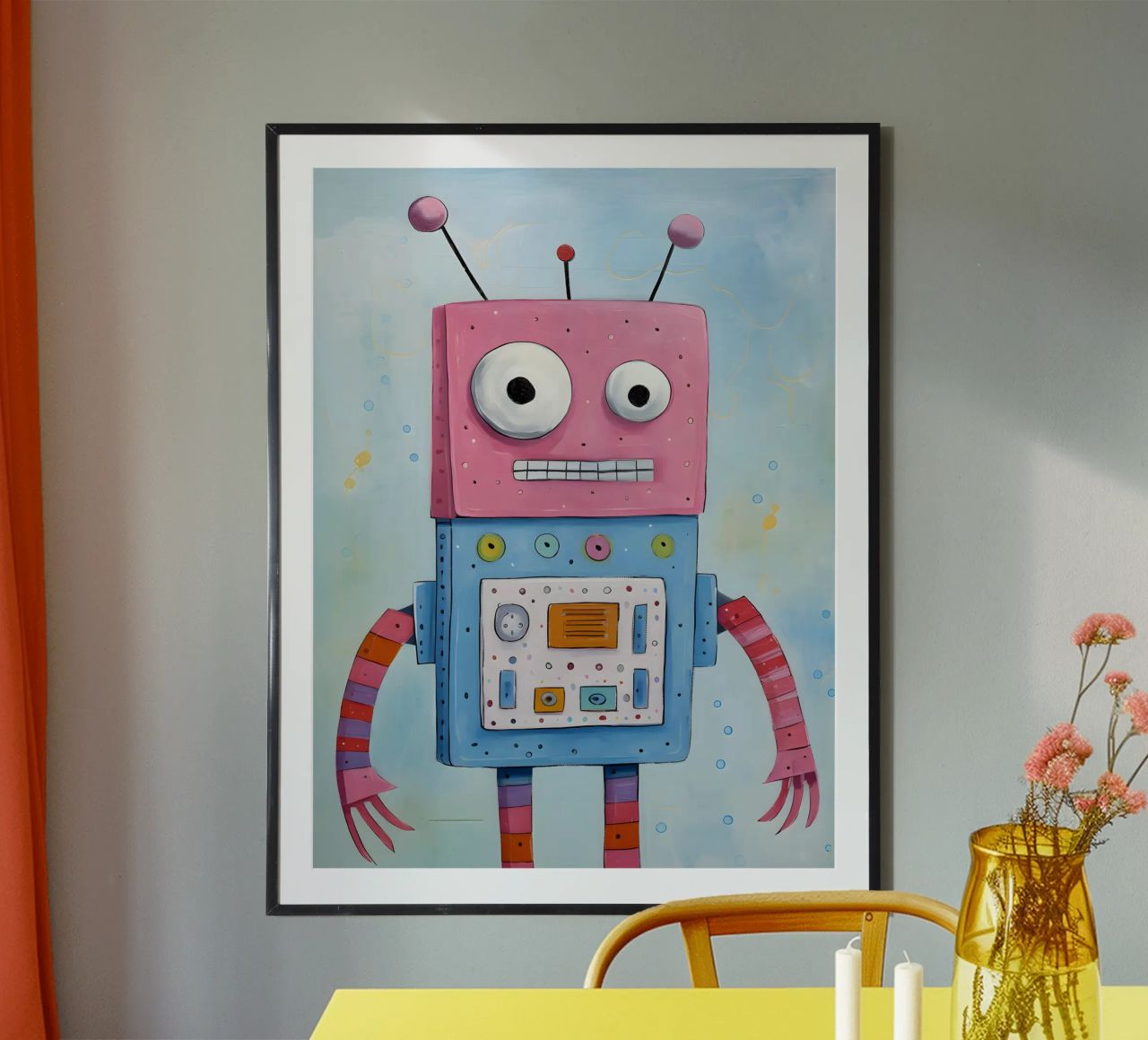 Robot giocoso carta hahnemühle da KidzStudio