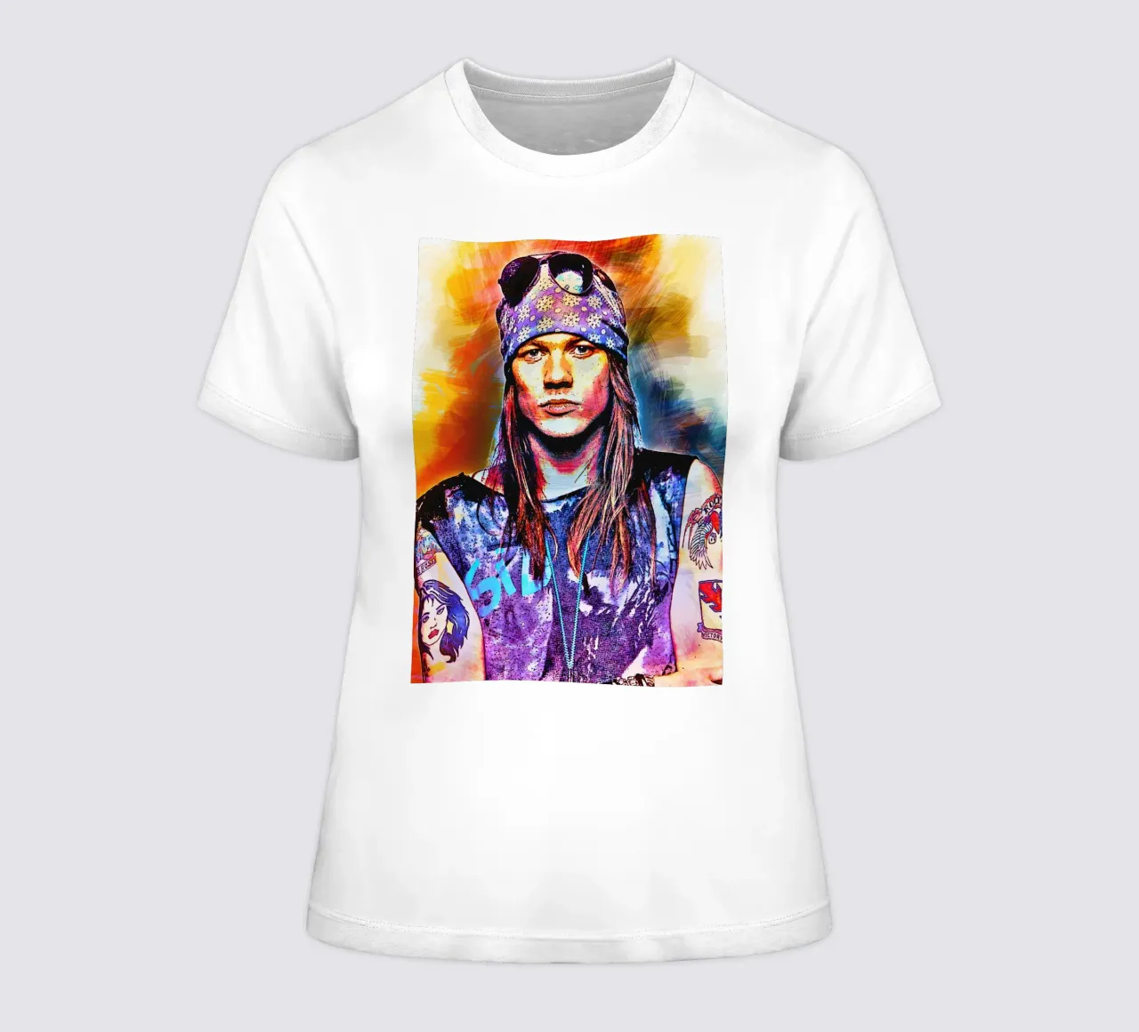Axl rose dames t-shirt getailleerd van HopeStudio