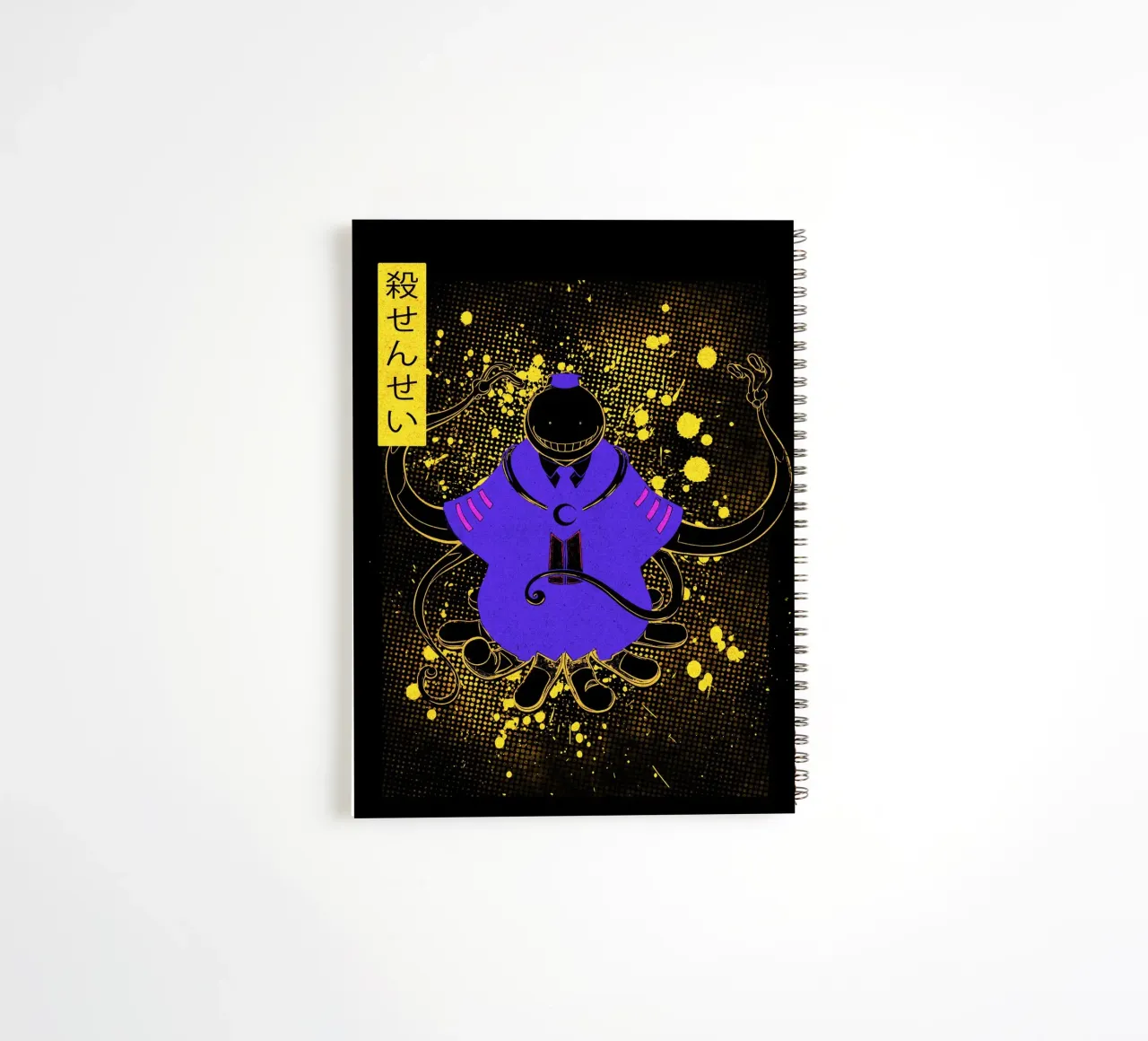 Assassination Classroom Korosensei spiral notebook by Neonartstudio
