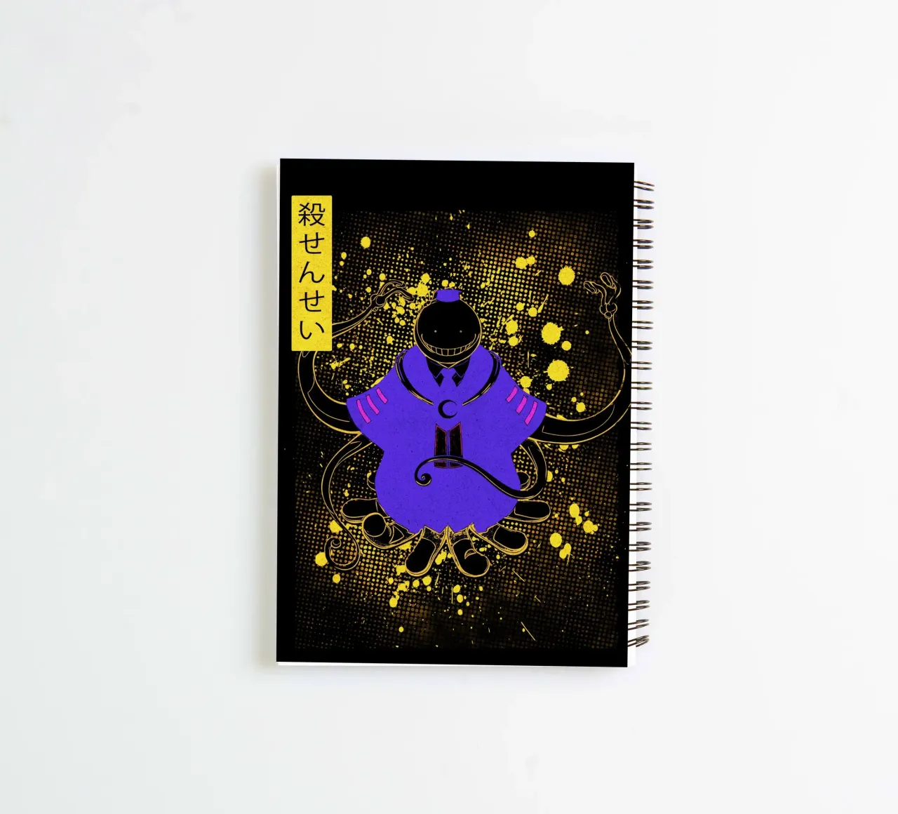 Assassination Classroom Korosensei spiral notebook by Neonartstudio