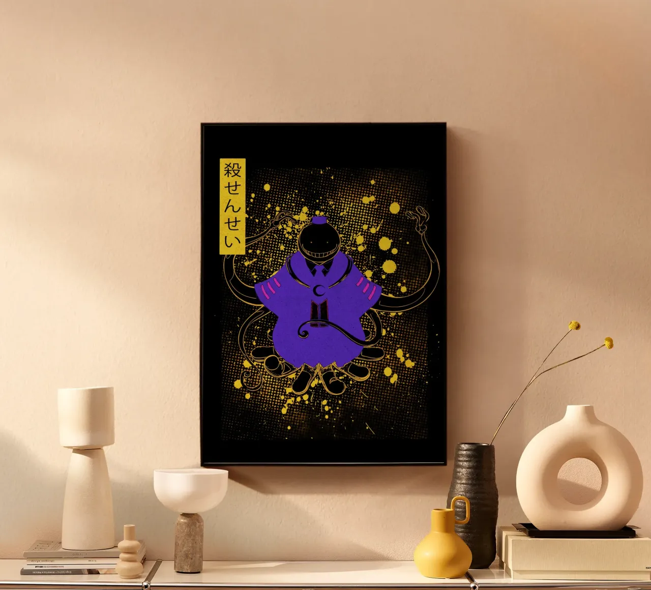 Assassination Classroom Korosensei alluminio dibond da Neonartstudio