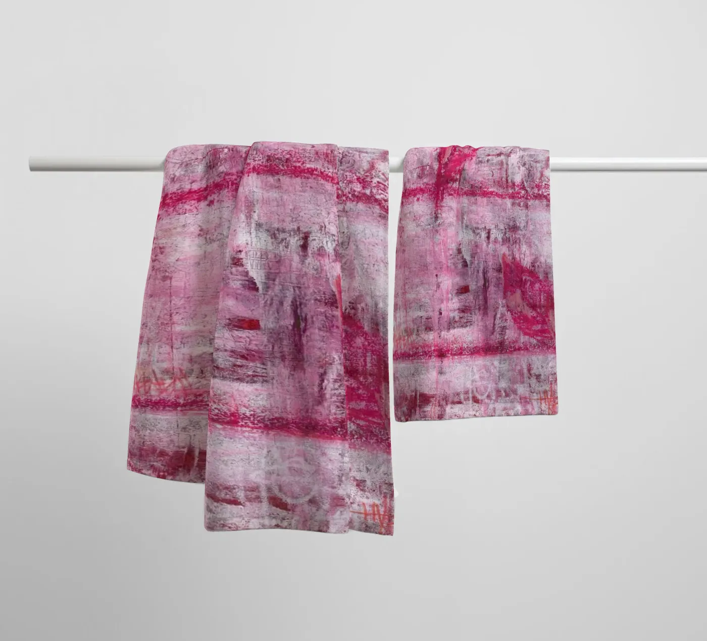 Leaf 01 towel by József Gábos