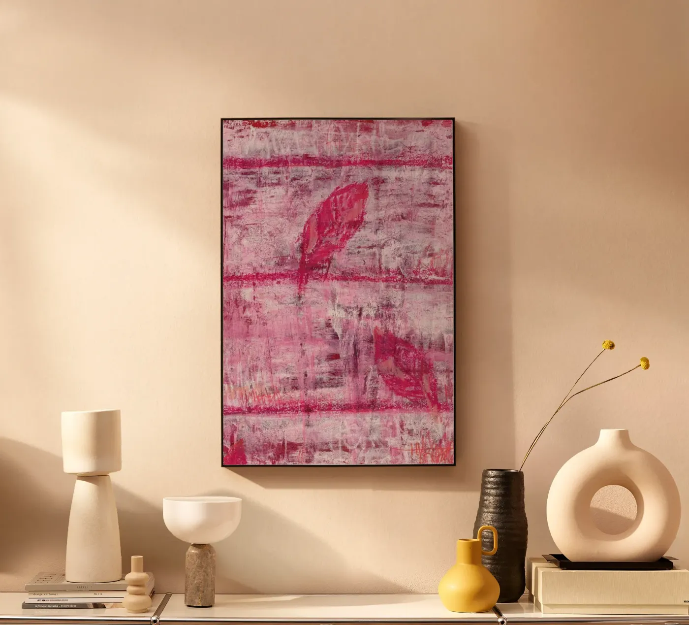 Leaf 01 acrylic glass by József Gábos