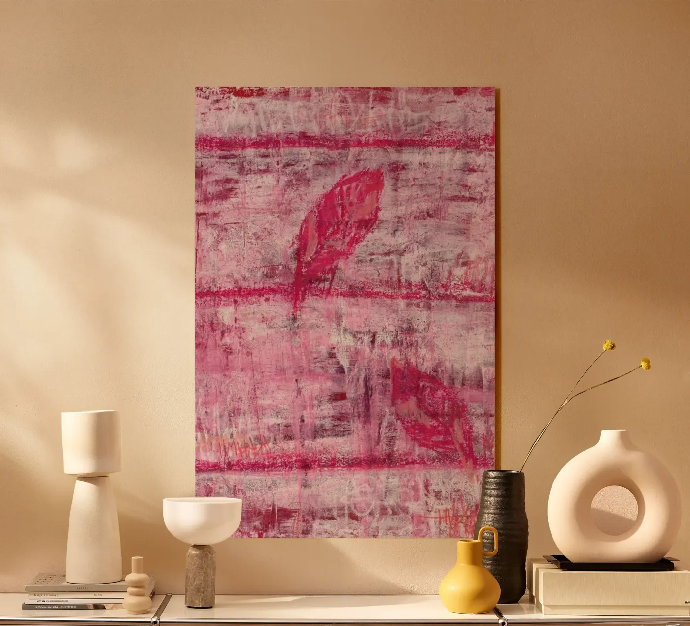 Leaf 01 acrylic glass by József Gábos