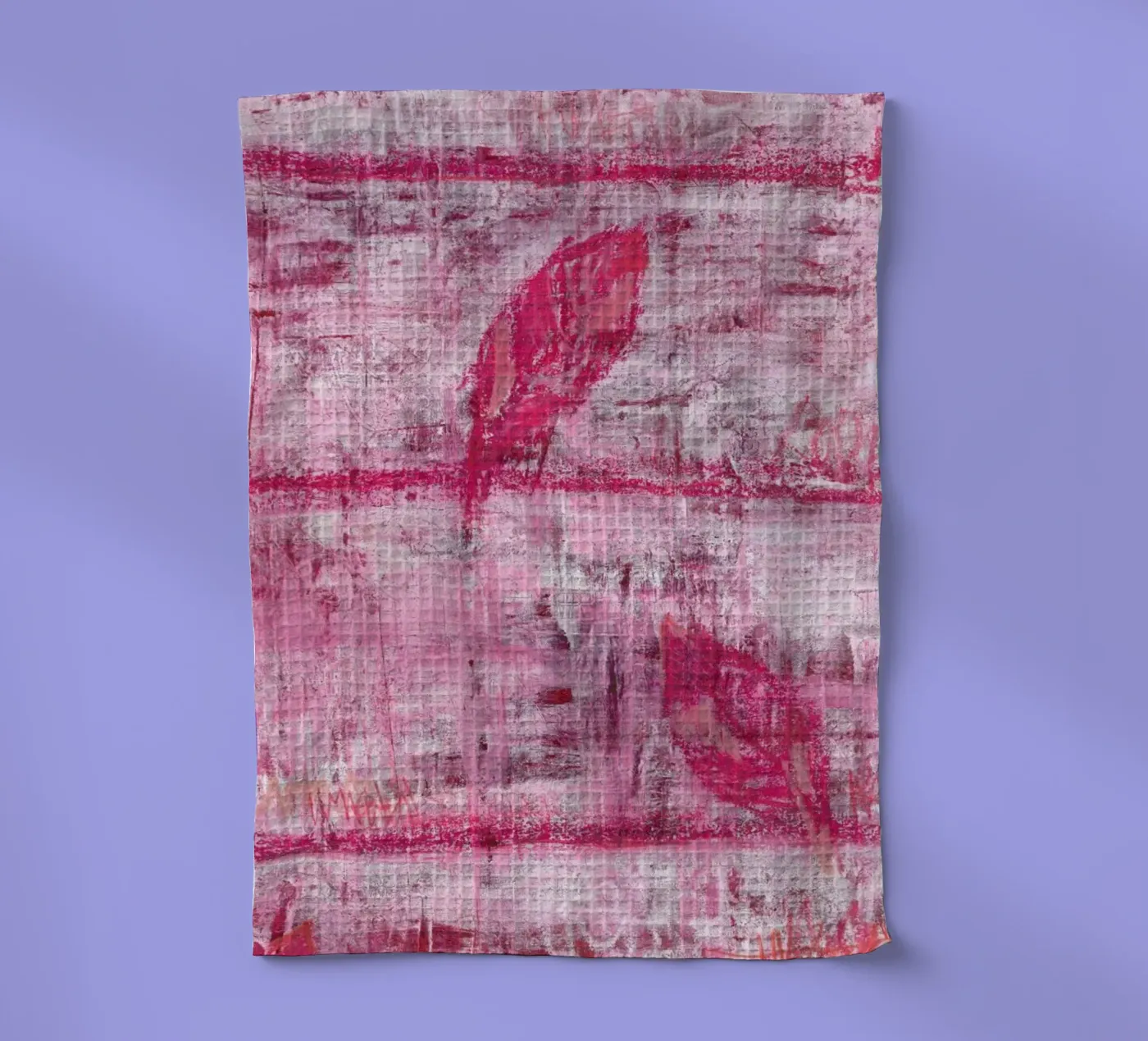 Leaf 01 tea towel by József Gábos