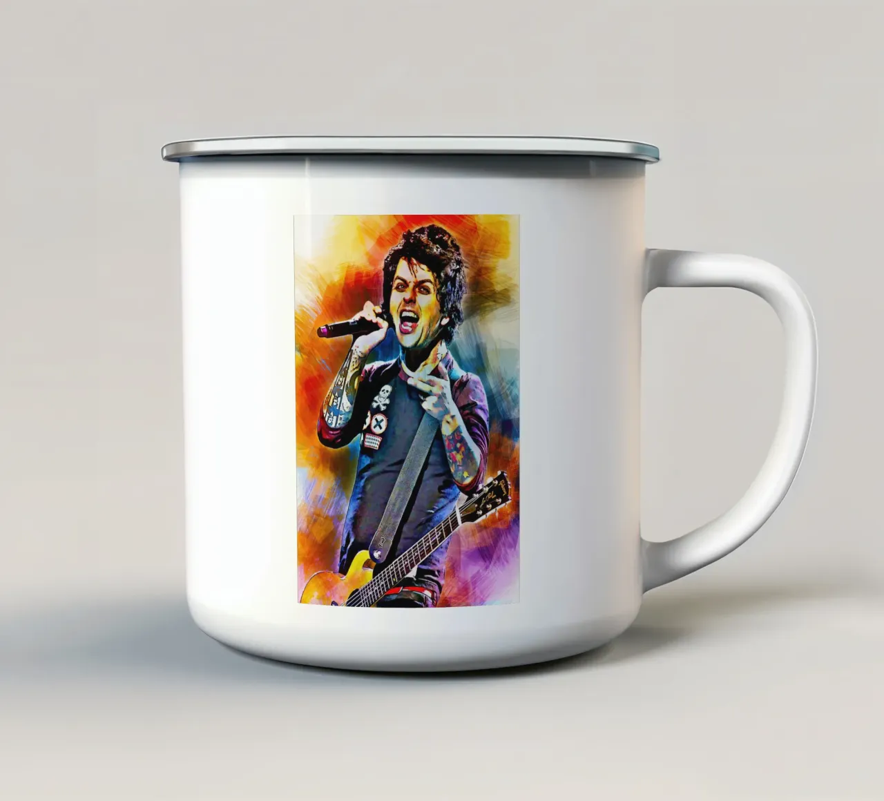 Billie amstrong tazza in smalto da HopeStudio