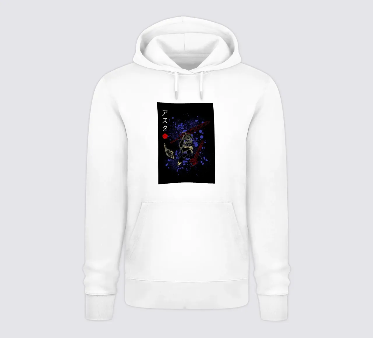 Asta Black Clover felpa con cappuccio da Neonartstudio