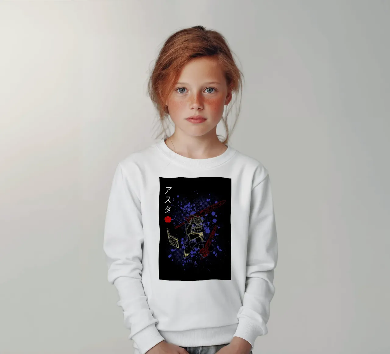 Asta Black Clover felpa bambino da Neonartstudio