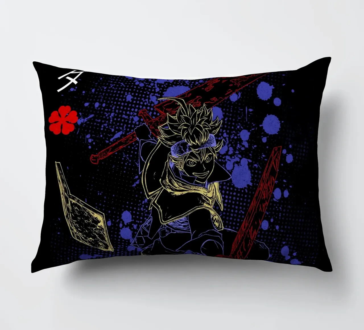 Asta Black Clover cuscino da Neonartstudio
