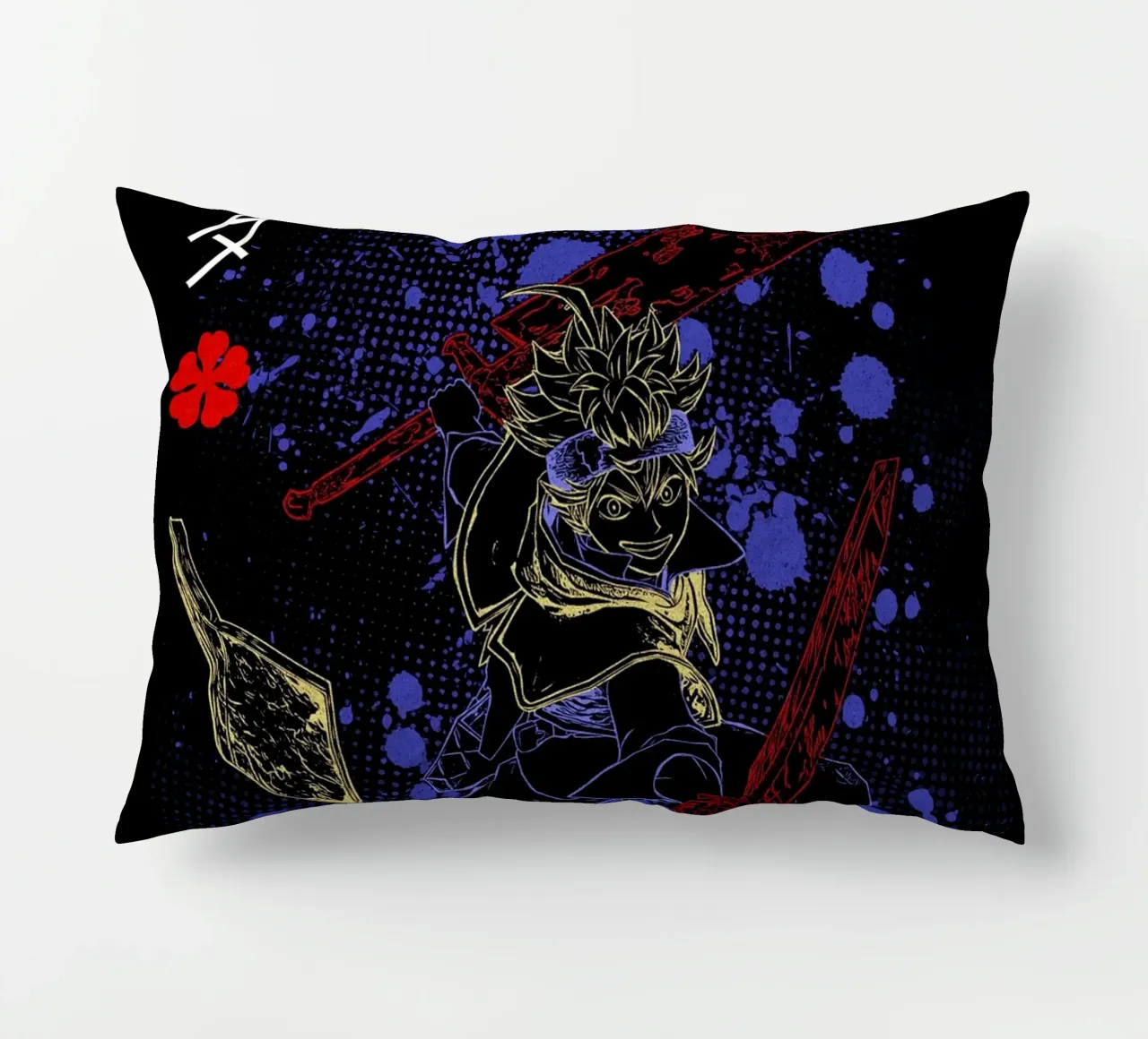 Asta Black Clover cuscino da Neonartstudio