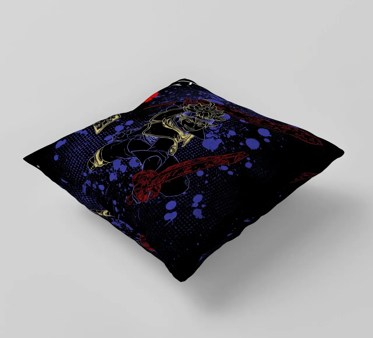 Asta Black Clover cuscino da Neonartstudio