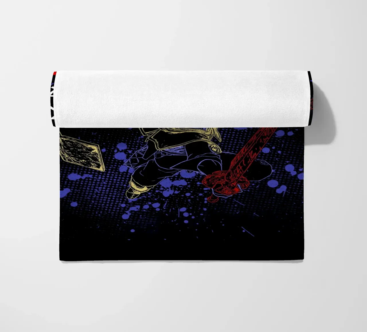 Asta Black Clover telo mare da Neonartstudio