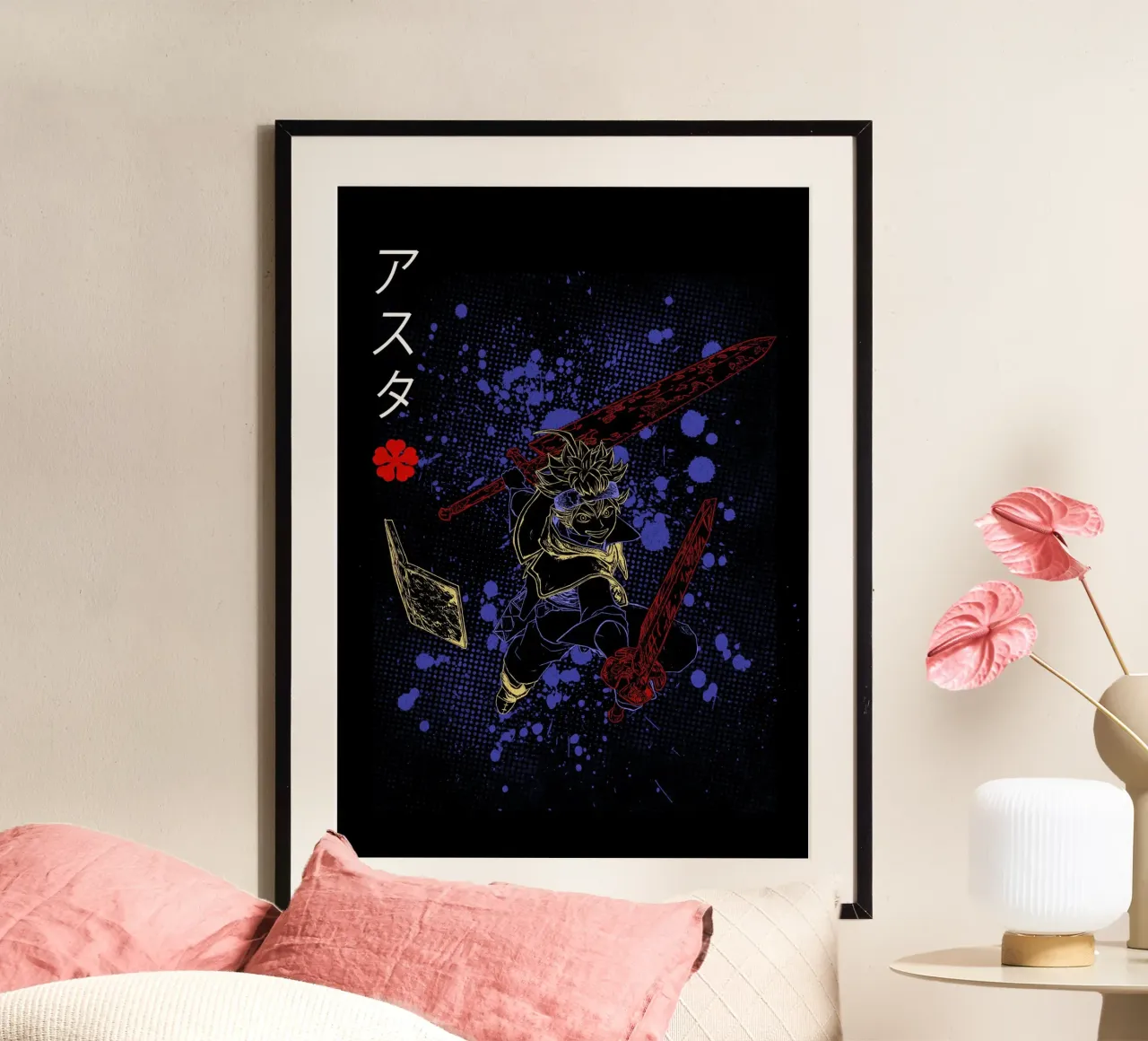 Asta Black Clover carta hahnemühle da Neonartstudio