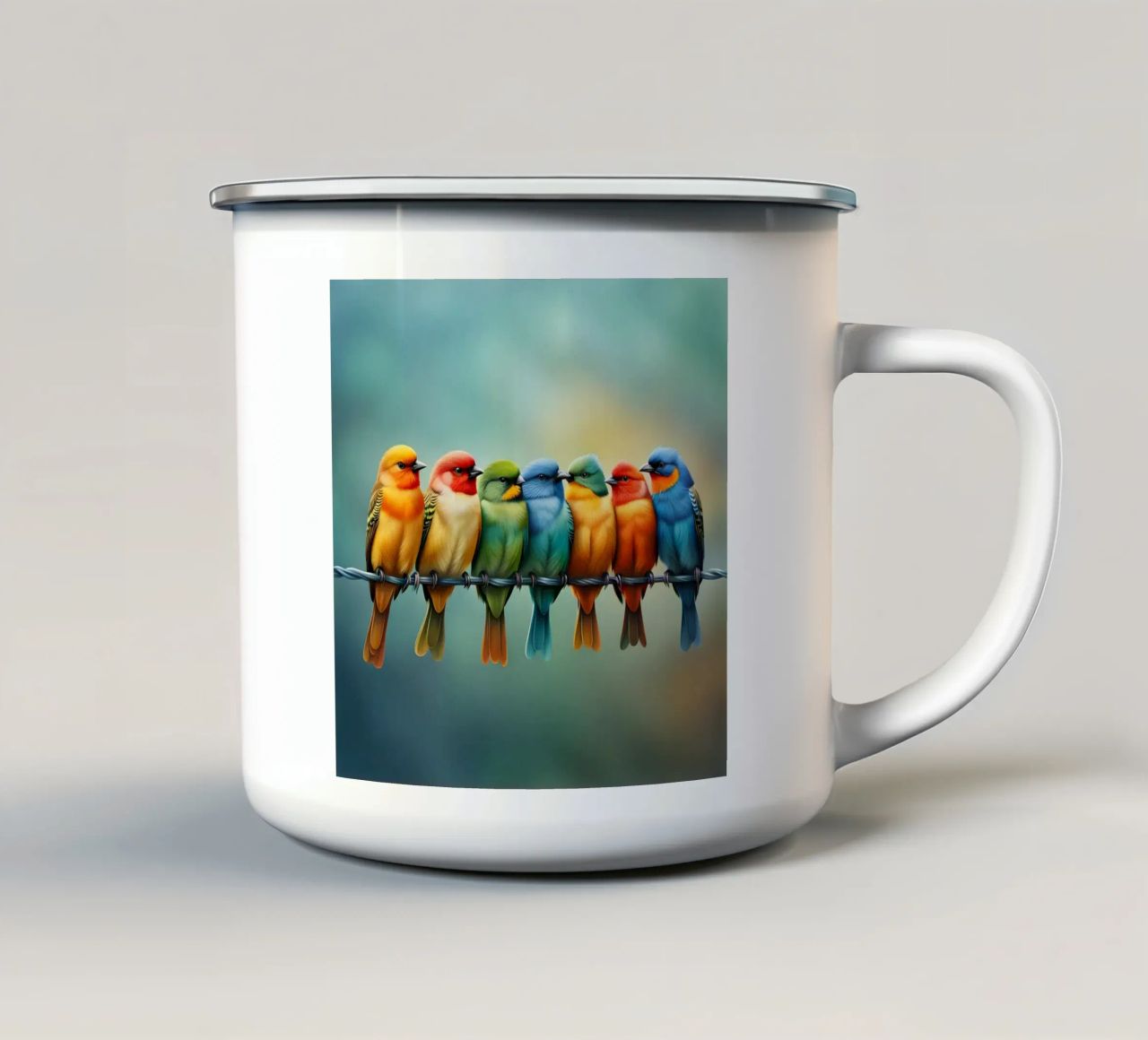 sul filo tazza in smalto da Art Digital Visuel
