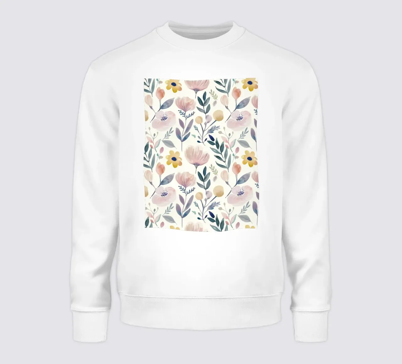 Boho Papavero Fiore Vintage Botanico Astratto Primavera Floreale felpa da Gentle Echoes Art