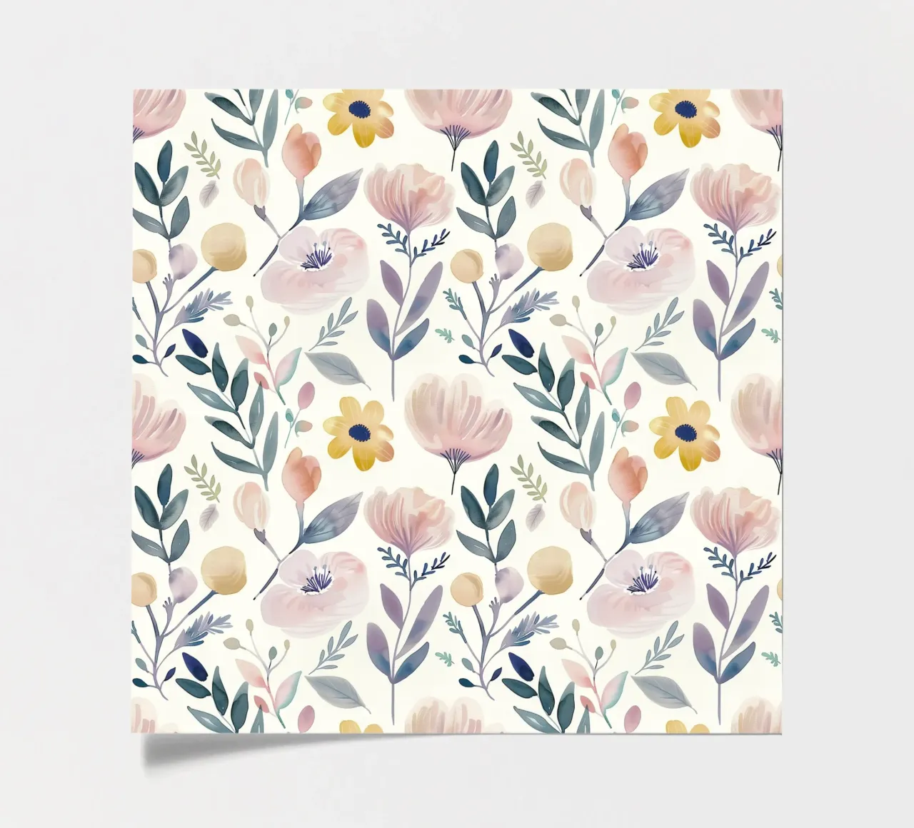 Boho Klaproos Bloem Vintage Botanisch Abstract Lente Bloemen stickervel van Gentle Echoes Art