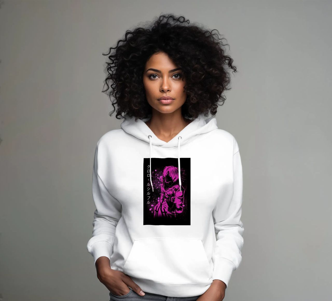 Chrollo Lucilfer felpa con cappuccio da Neonartstudio