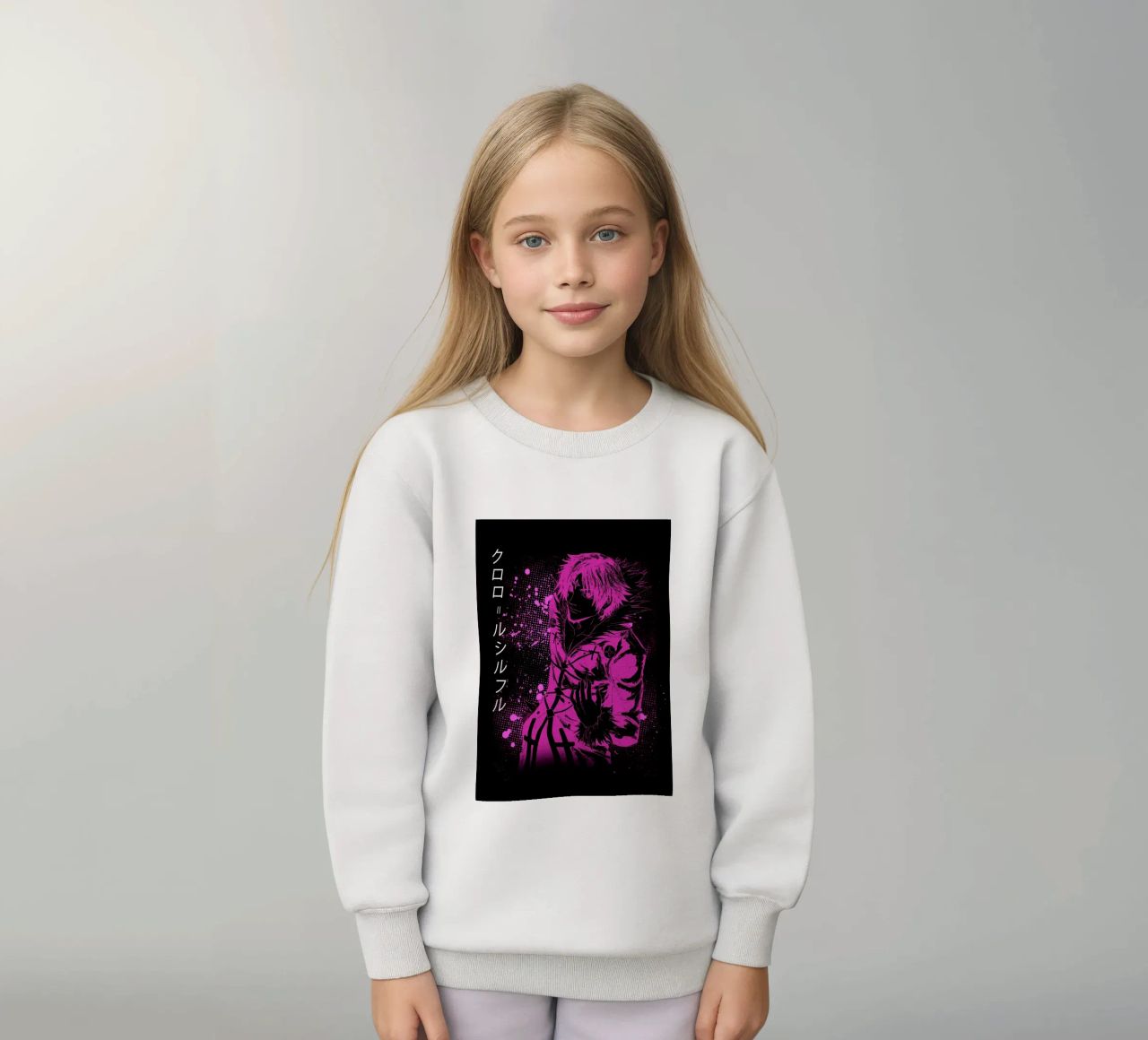 Chrollo Lucilfer felpa bambino da Neonartstudio