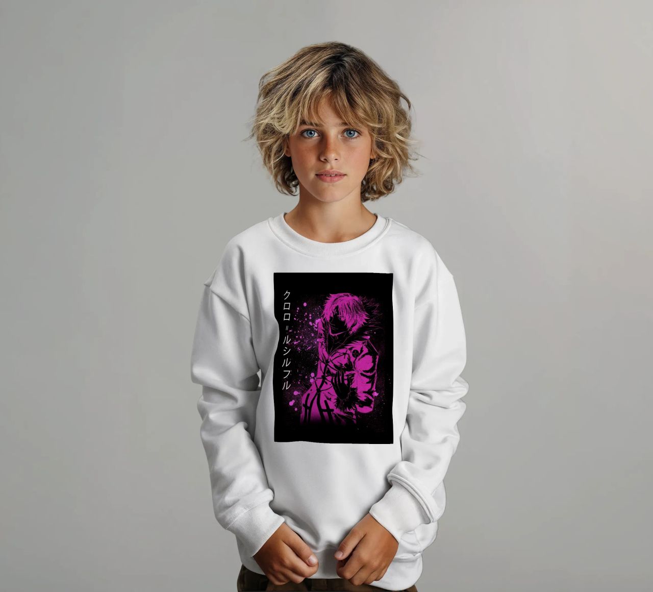 Chrollo Lucilfer felpa bambino da Neonartstudio