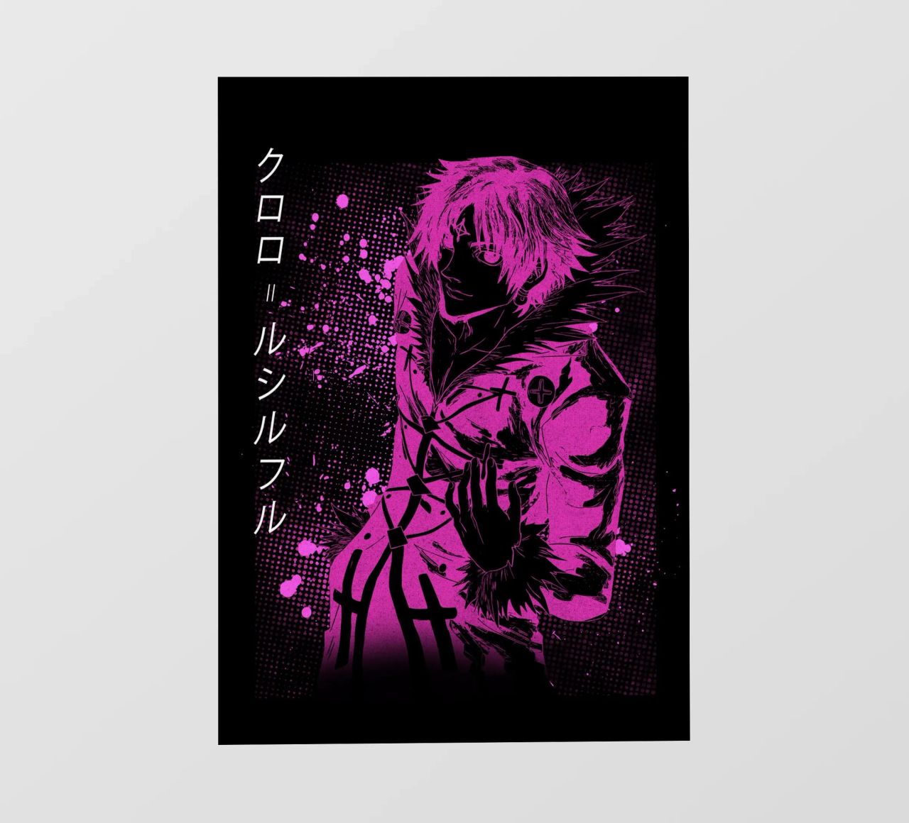 Chrollo Lucilfer telo in pvc da Neonartstudio