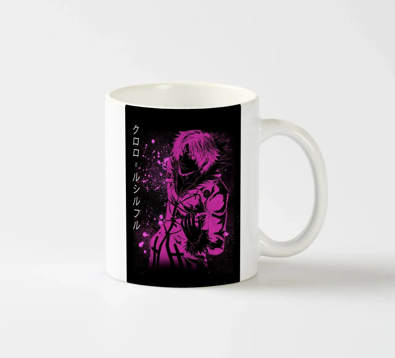 Chrollo Lucilfer keramische mok van Neonartstudio