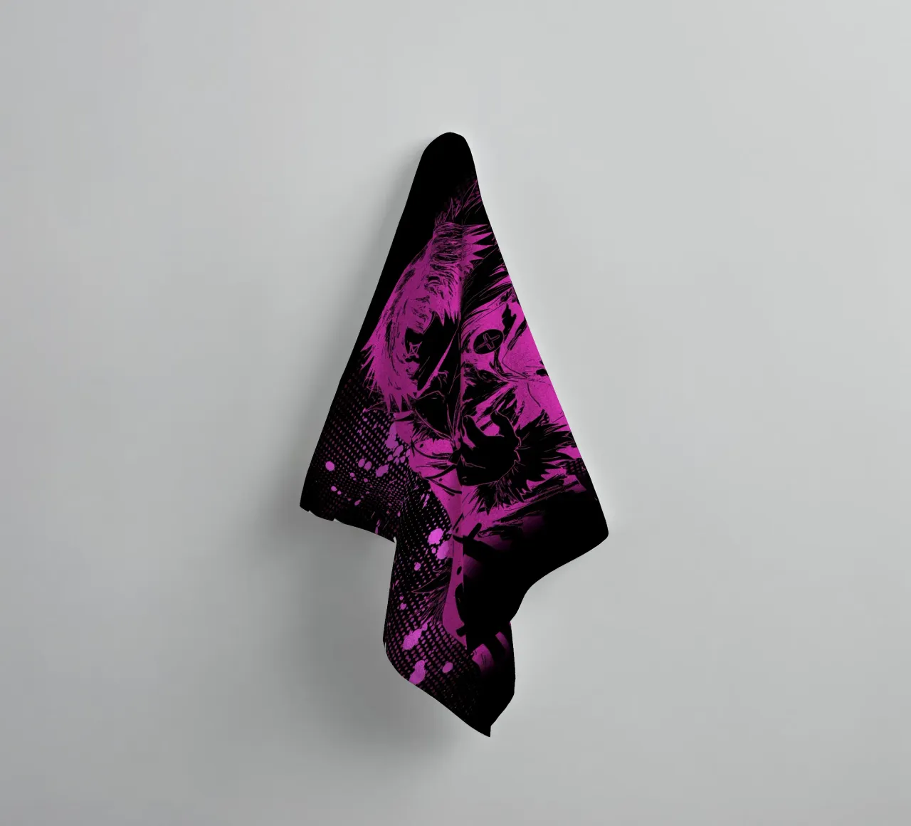 Chrollo Lucilfer asciugamano da bagno da Neonartstudio