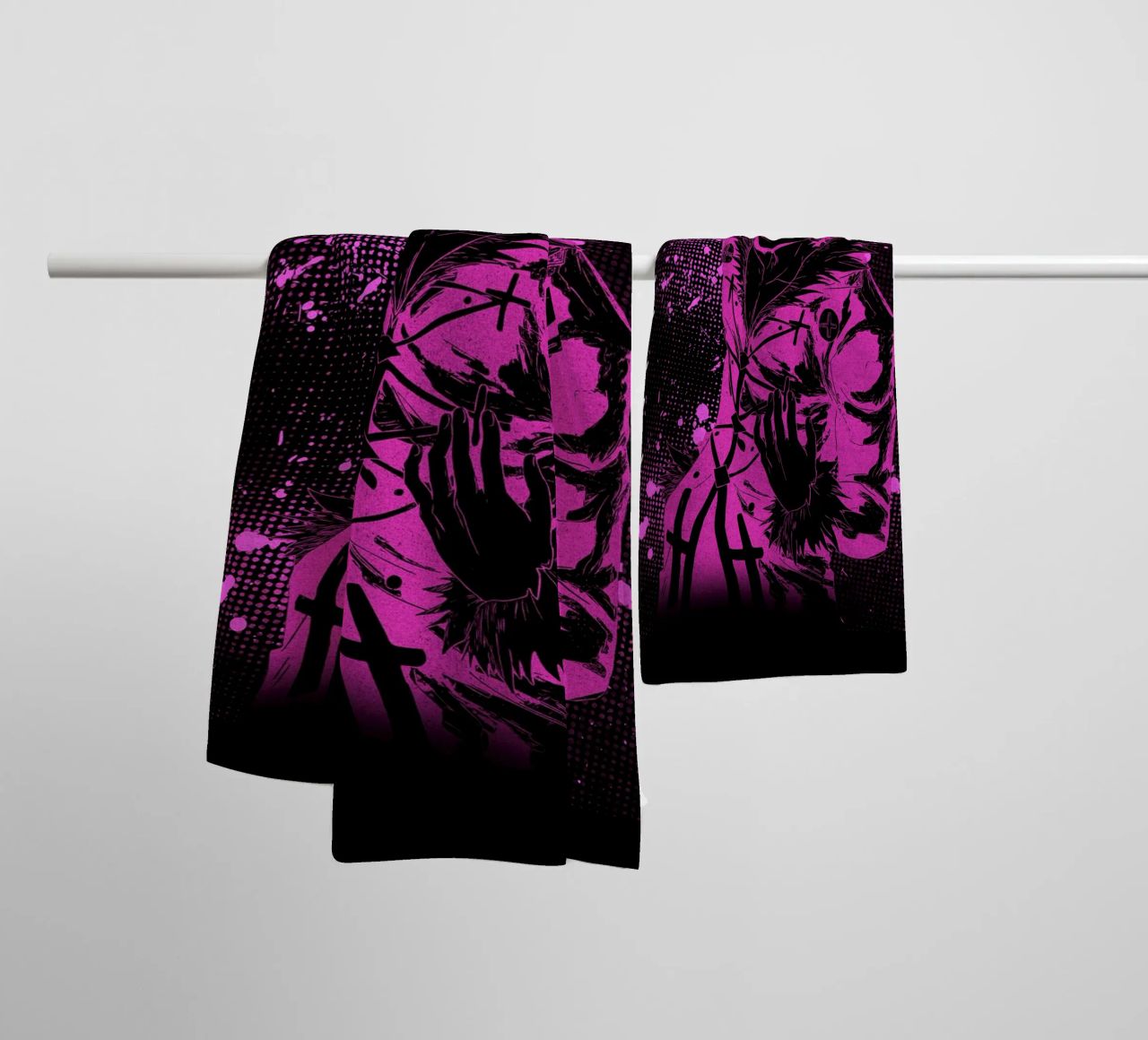 Chrollo Lucilfer asciugamano da bagno da Neonartstudio