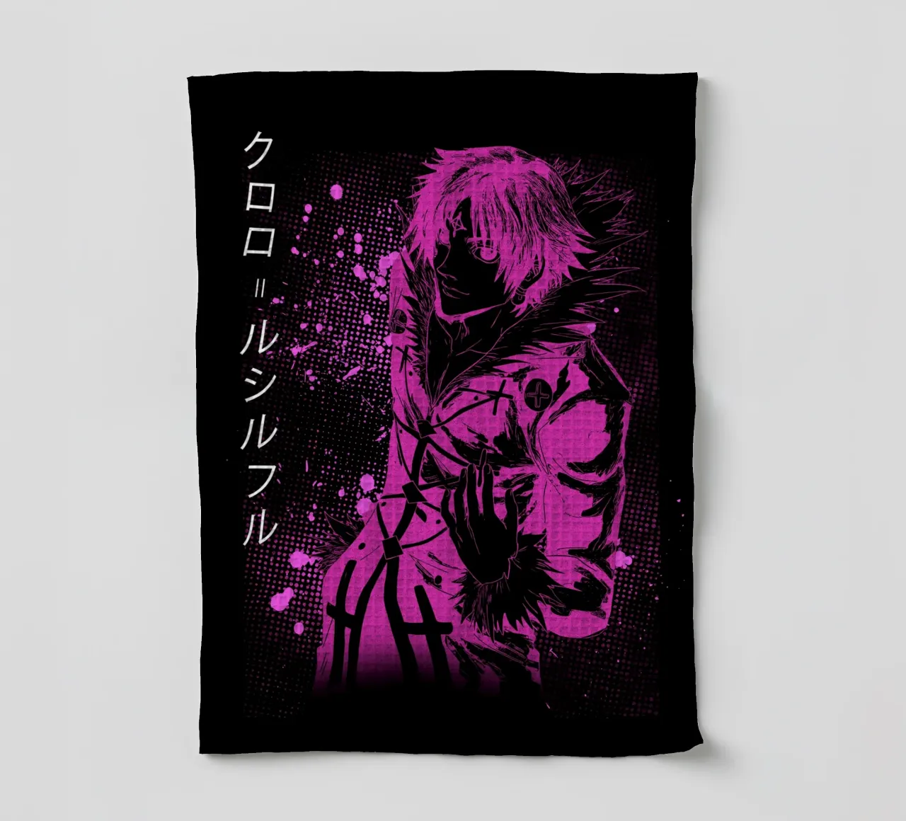 Chrollo Lucilfer torchon de Neonartstudio