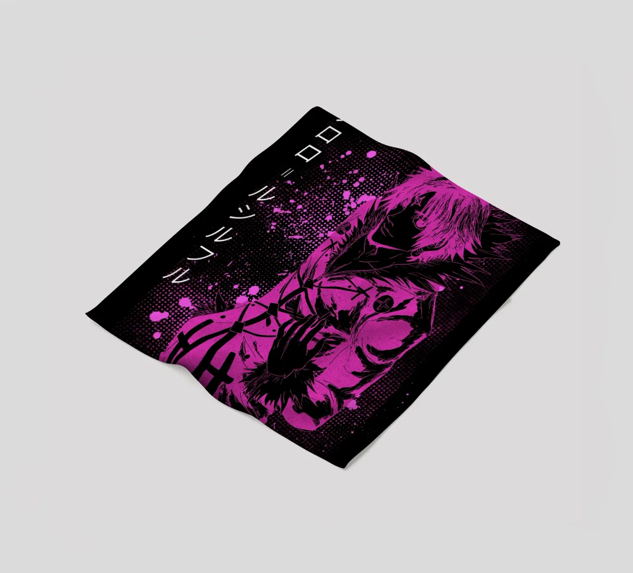 Chrollo Lucilfer coperta in pile da Neonartstudio