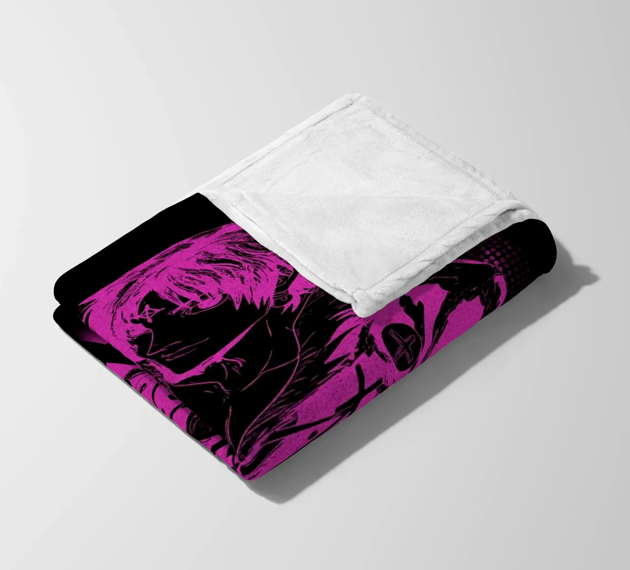 Chrollo Lucilfer coperta in pile da Neonartstudio