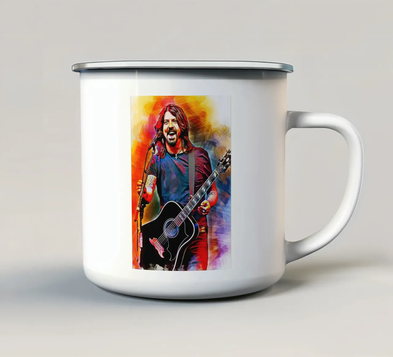 Dave Grohl tazza in smalto da HopeStudio