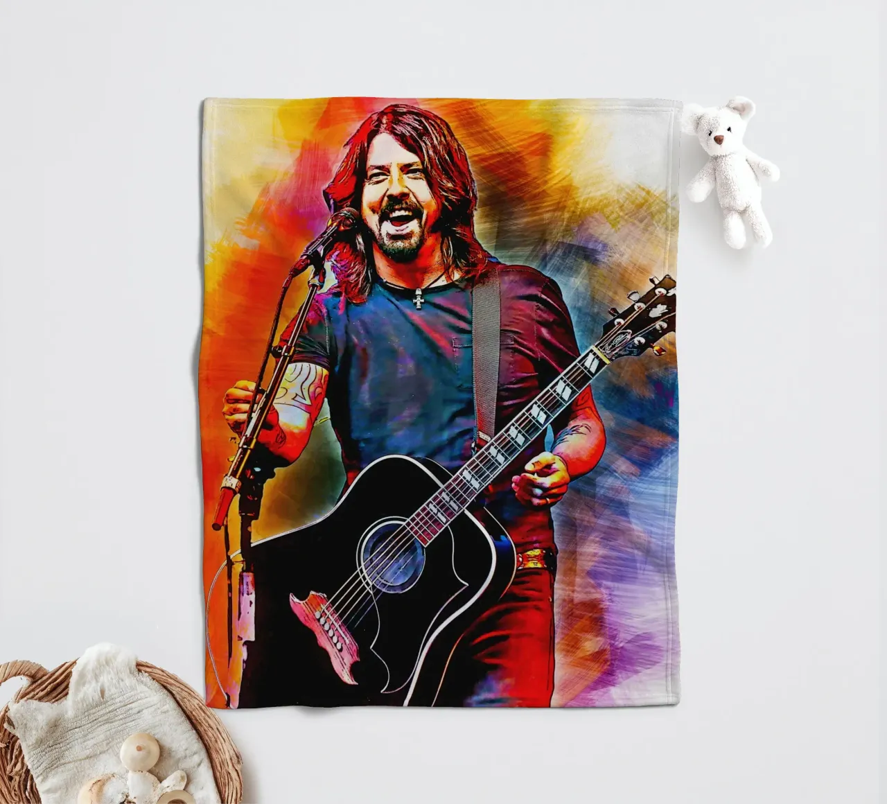 Dave Grohl coperta in pile da HopeStudio