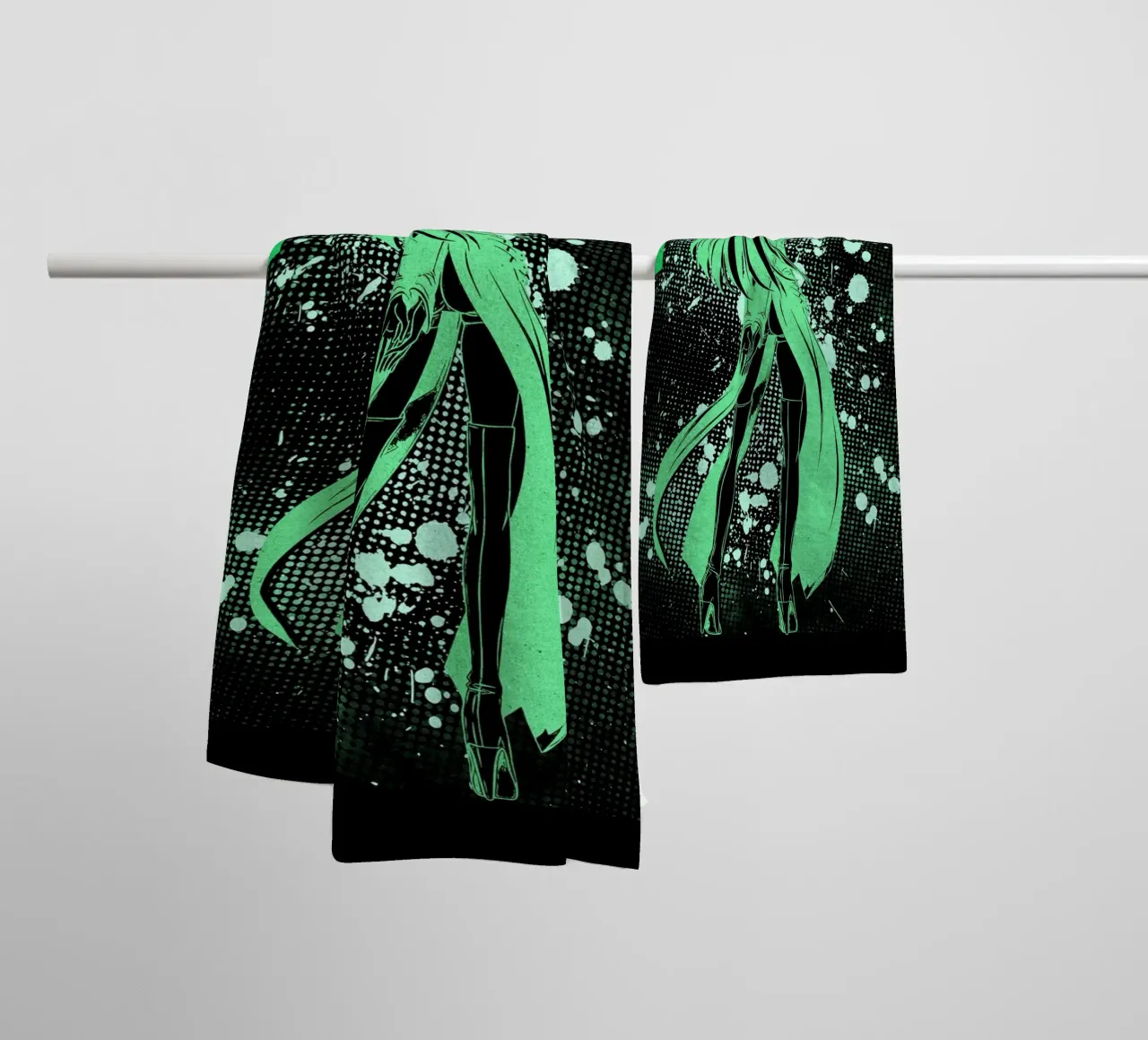 Code Geass 1 asciugamano da bagno da Neonartstudio