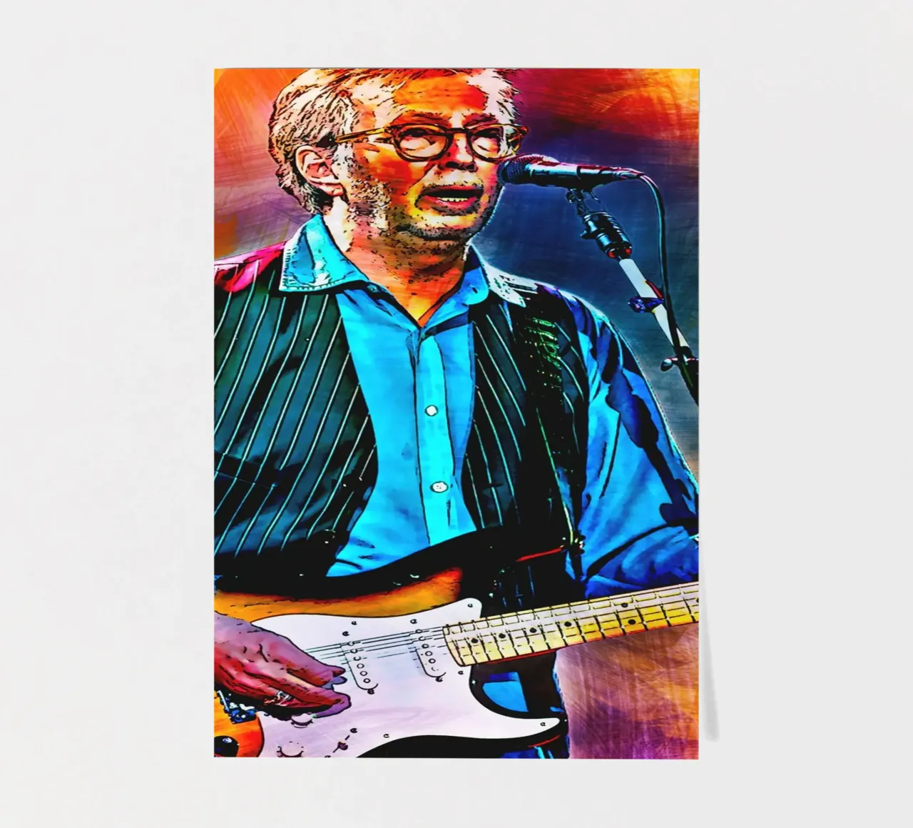 Eric Clapton planche autocollant de HopeStudio