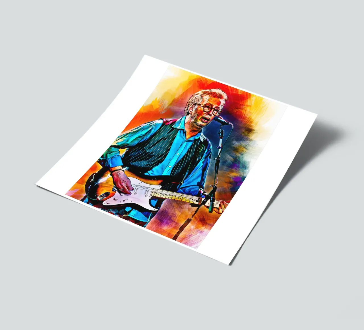 Eric Clapton planche autocollant de HopeStudio