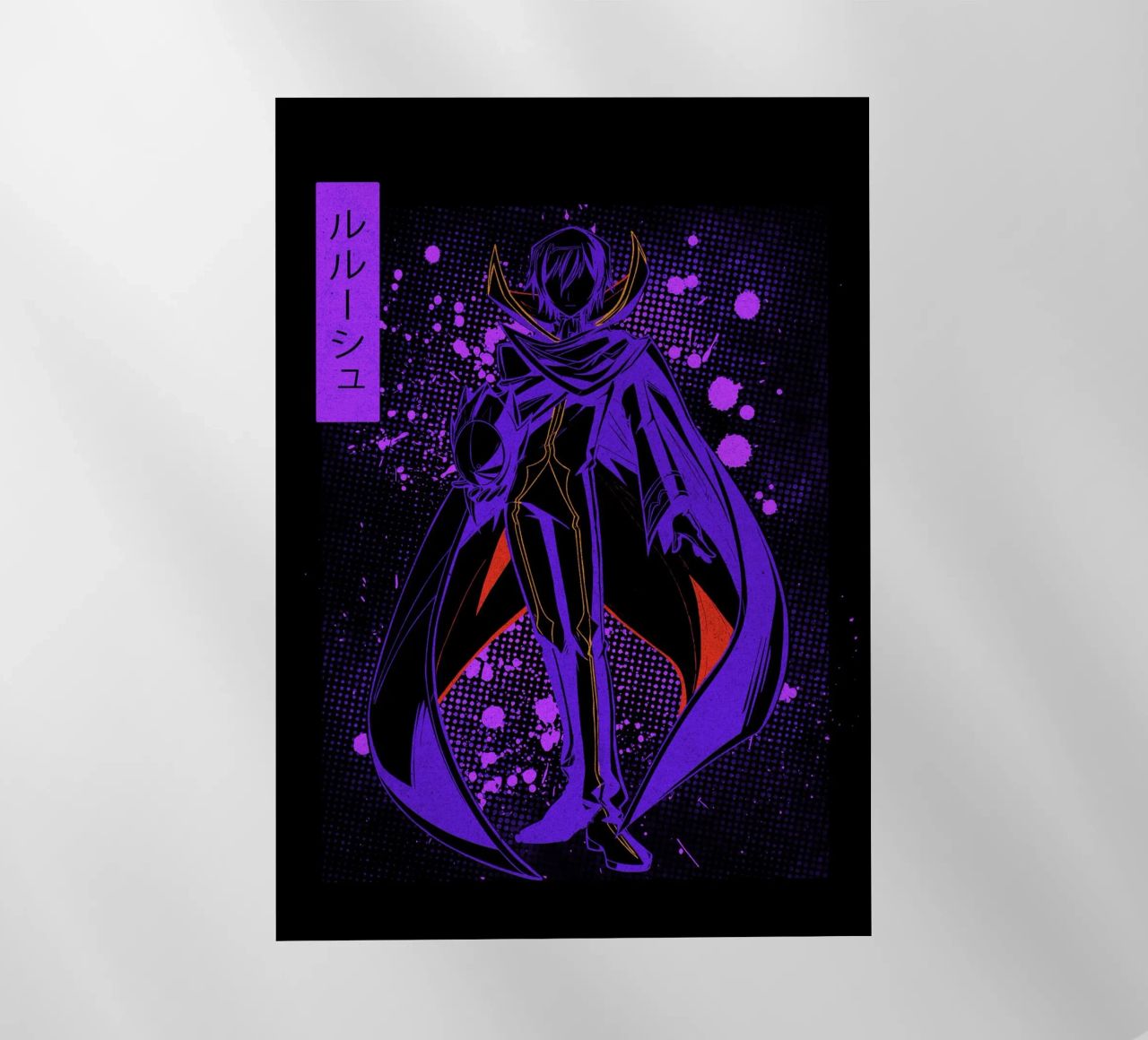 Code Geass pellicola backlit da Neonartstudio