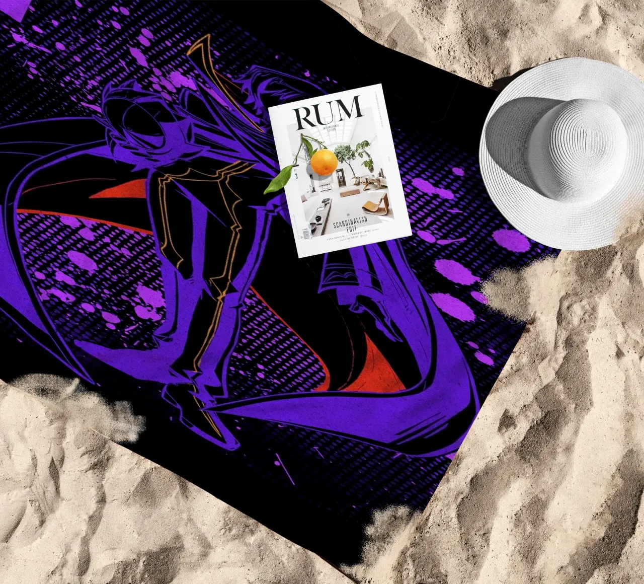 Code Geass Strandtuch von Neonartstudio