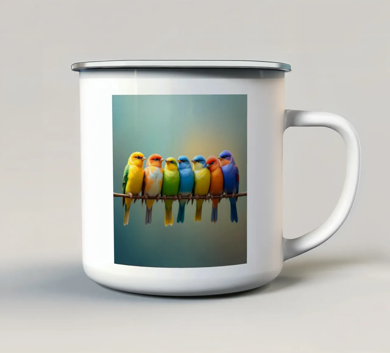 sul filo tazza in smalto da Art Digital Visuel