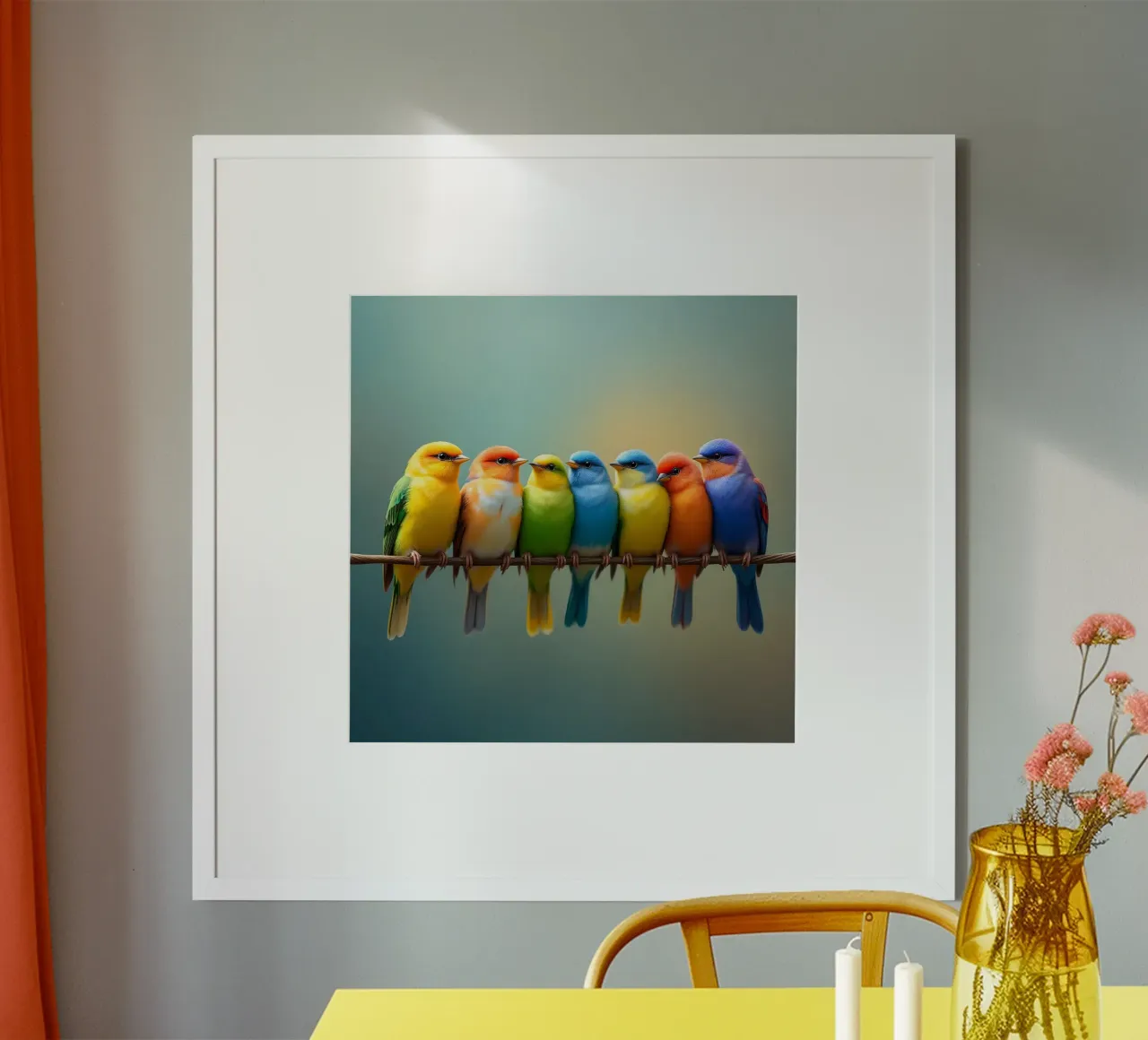 sur le fil poster de Art Digital Visuel