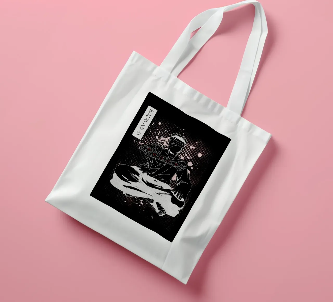 Danzo Shimura Naruto tote bag by Neonartstudio