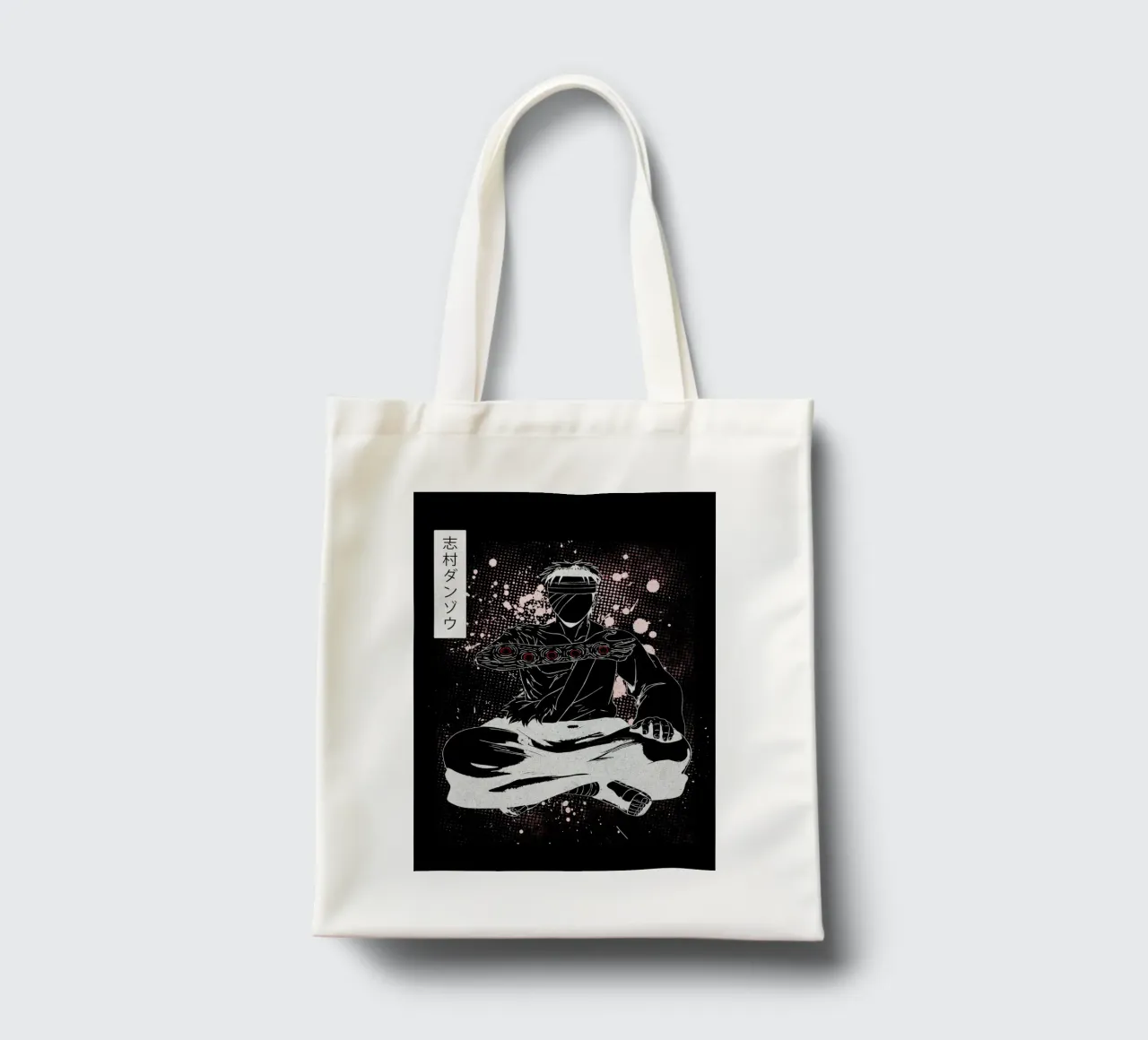 Danzo Shimura Naruto tote bag by Neonartstudio