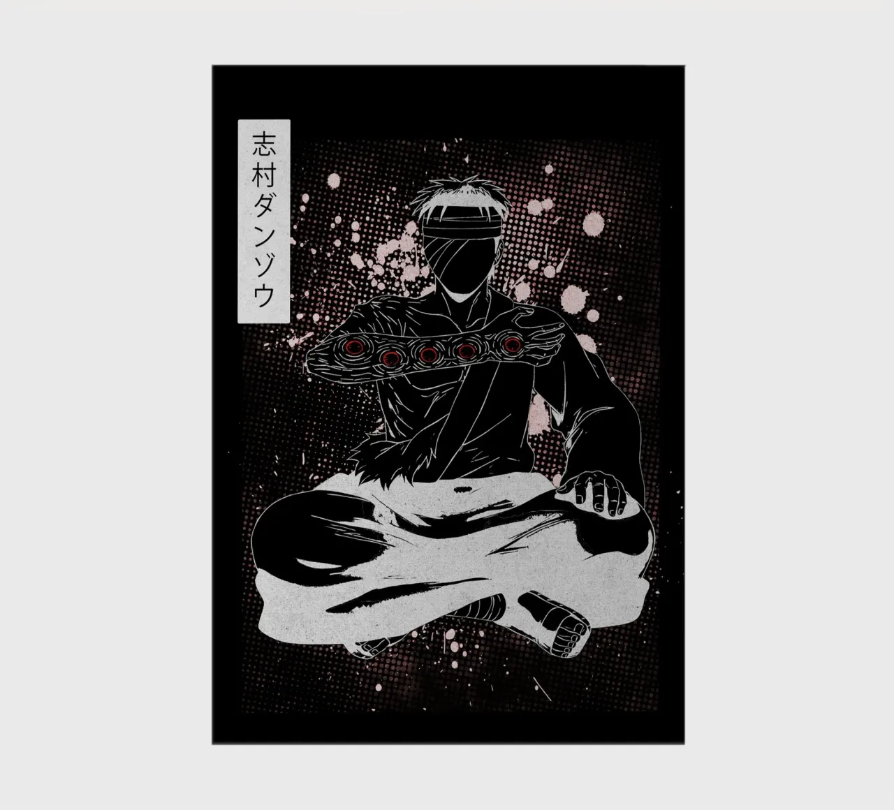 Danzo Shimura Naruto notebook by Neonartstudio