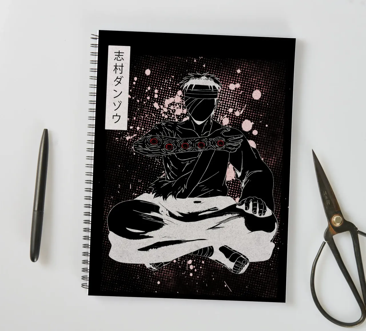 Danzo Shimura Naruto Ringbuch von Neonartstudio