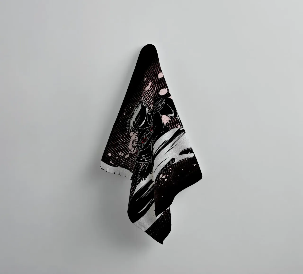 Danzo Shimura Naruto asciugamano da bagno da Neonartstudio