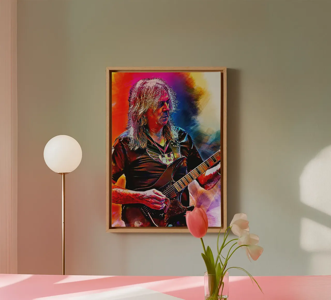 Glen Tipton tela con Cornice a cassetta da HopeStudio